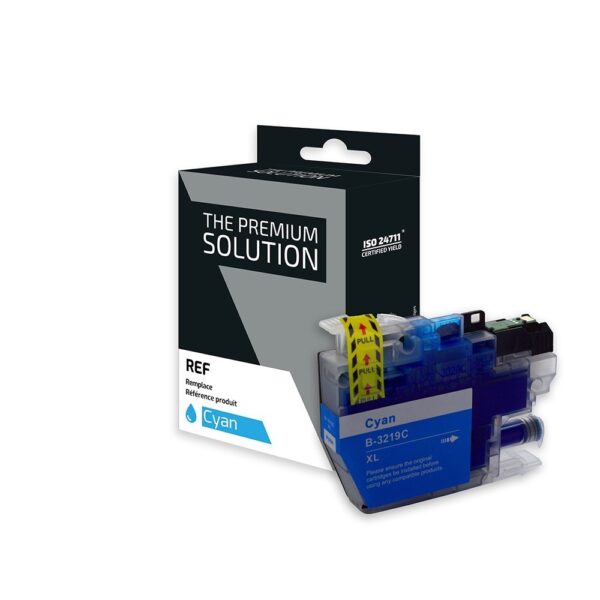 Cartouche jet d'encre Compatible BROTHER LC3219XLC - Cyan