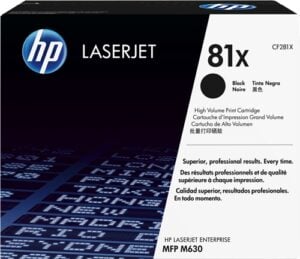 Toner Original Marque HP CF281X  (81X) - Noir