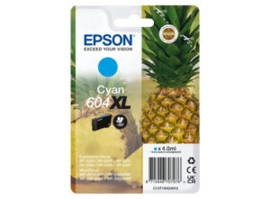 Cartouche jet d'encre Originale Marque EPSON 604XL S.Ananas (C13T10H24010) - Cyan