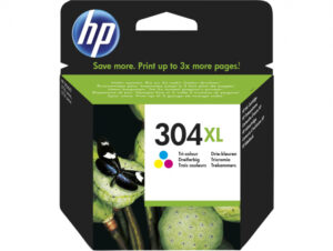 Cartouche Jet d'encre Originale Marque HP 304XL (N9K07AE) - 3 Couleurs Cyan Magenta Yellow