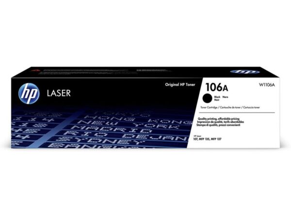 Toner Original Marque HP 106A (W1106A) - Noir