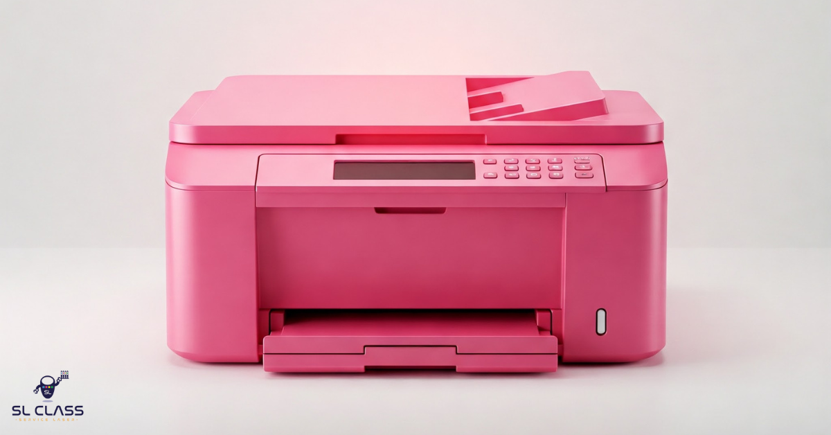 Imprimante moderne connectée illustrant l’intégration de la blockchain dans l’impression