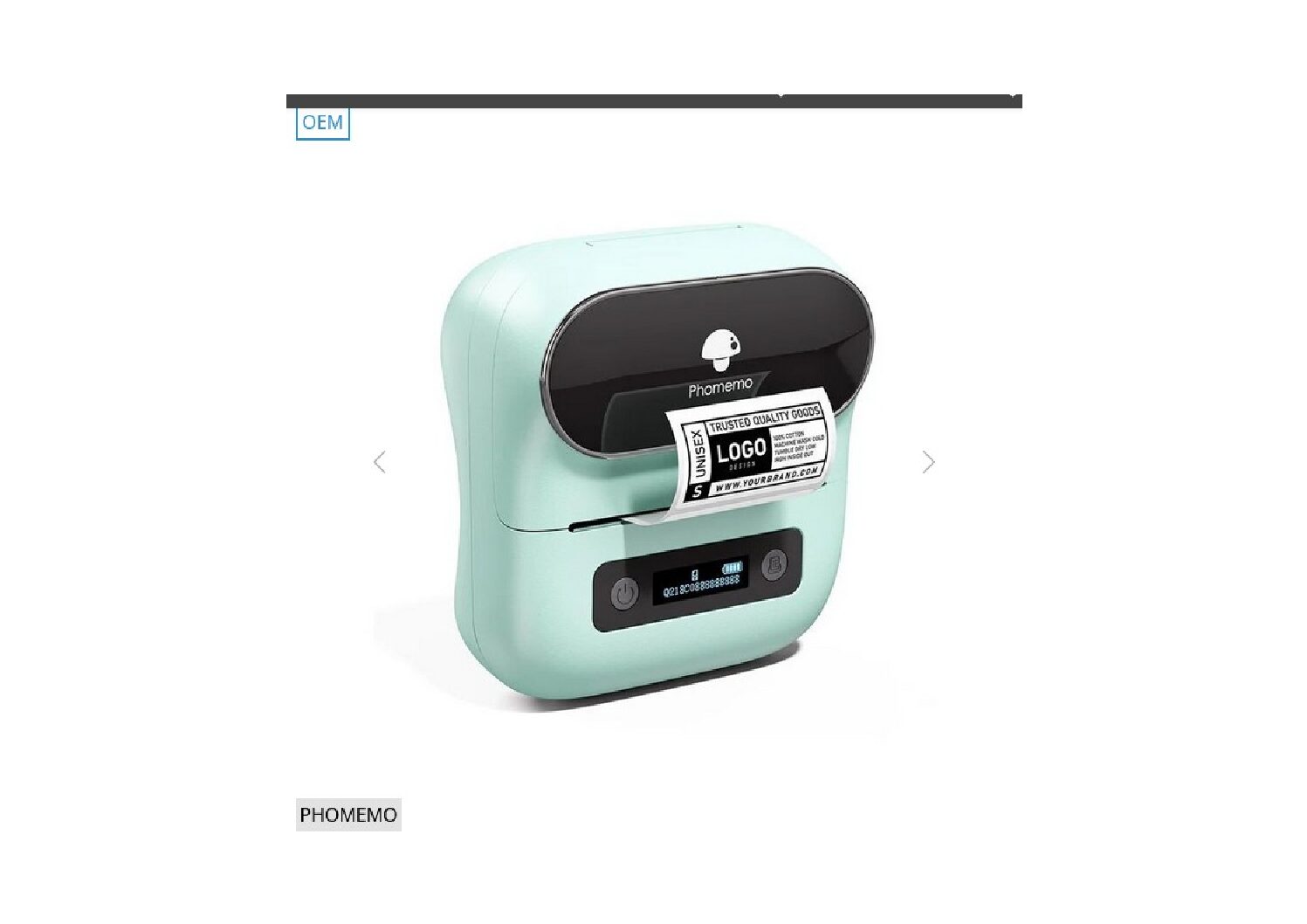 Phomemo - Mini imprimante thermique mobile M220 - Vert Clair