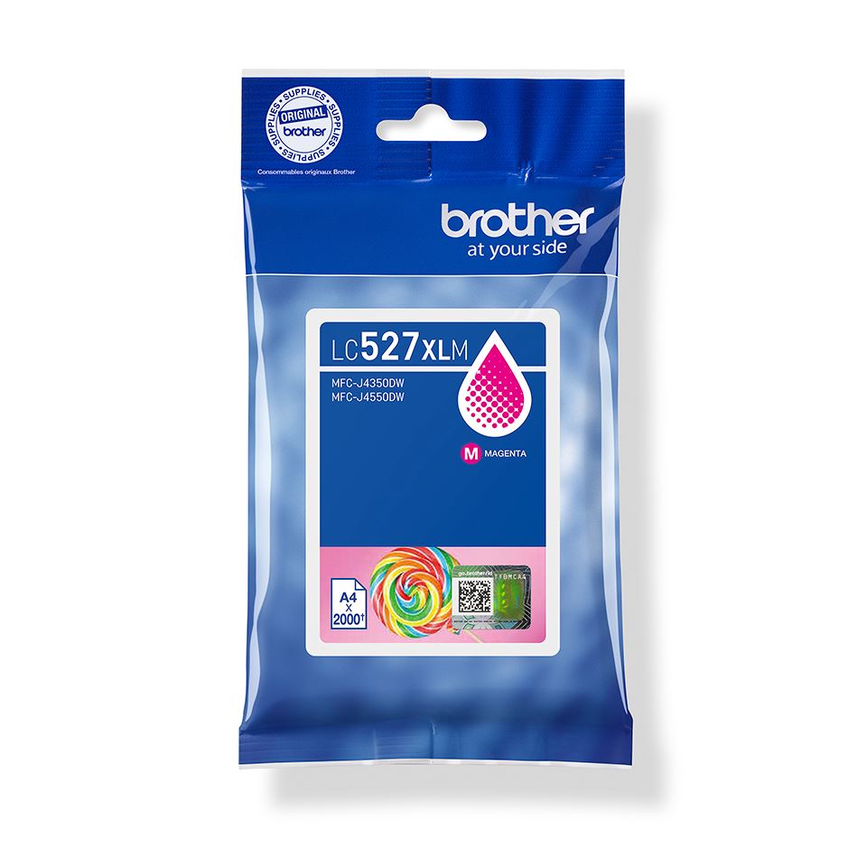 Cartouche Jet d'encre Originale Marque BROTHER LC527XLM - Magenta