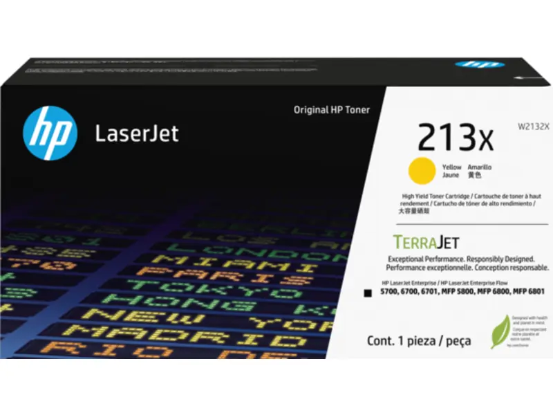 Toner Original Marque HP 213X (W2132X) - Yellow