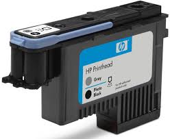 Tête d'impression Originale Marque HP 72 (C9380A) - Gris / Noir