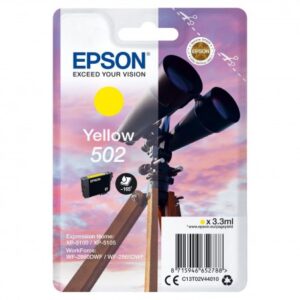 Cartouche Jet d'encre Original Marque EPSON 502XL (C13T02W44010) - Yellow