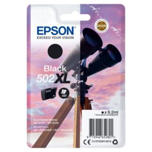 Cartouche Jet d'encre Original Marque EPSON 502XL (C13T02W14010) - Noir