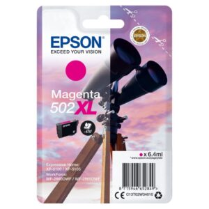 Cartouche Jet d'encre Original Marque EPSON 502XL (C13T02W34010) - Magenta